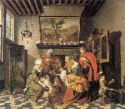 Jan Josef Horemans the Elder Tea Time oil painting on canvas